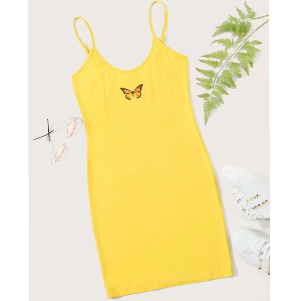 Butterfly Stretch Dress - Picture 2 of 8